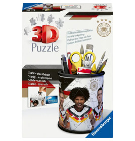 Ravensburger 3D Puzzle Stiftehalter DFB – Praktisches Fußballdesign ab 8 Jahren