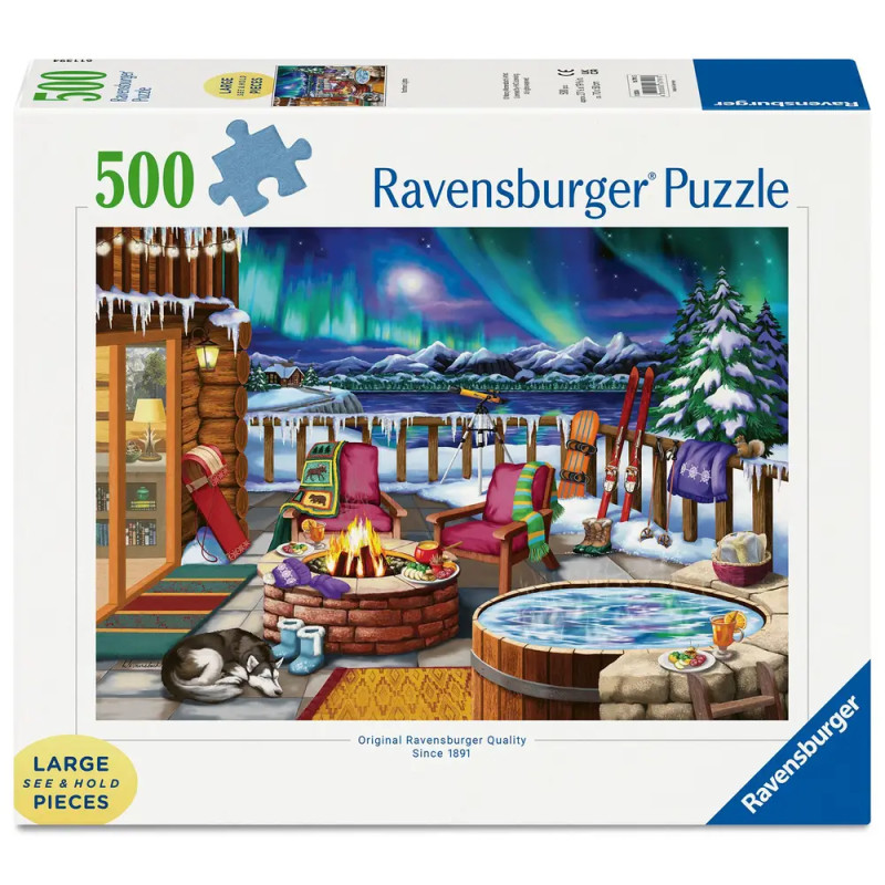 Ravensburger Puzzle Nordlichter – 500 Teile Large Format ab 12 Jahren