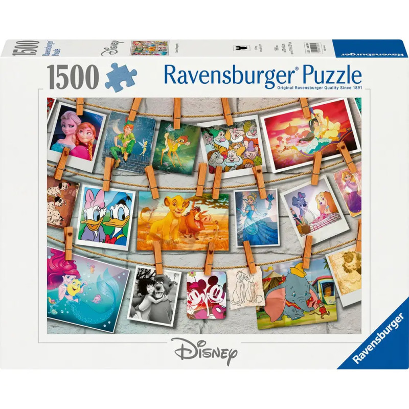 Ravensburger Puzzle Disney Photographie – 1500 Teile für zauberhafte Momente