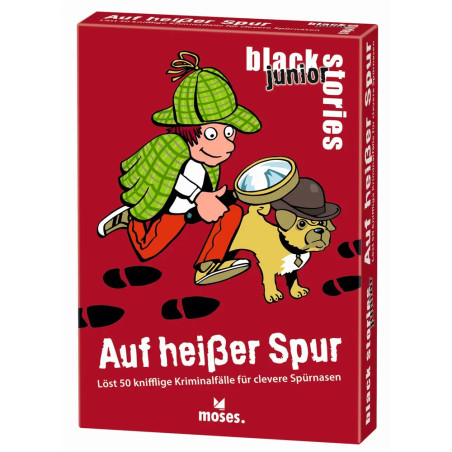 moses. black stories junior Auf heißer Spur | Detektiv Rätselspiel ab 8 Jahren