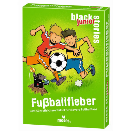 moses. black stories junior Fußball | Rätselspiel für kleine Fußballfans ab 8