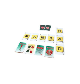 Mattel Scrabble Kartenspiel – Kompakter Wortspiel Spaß für Unterwegs