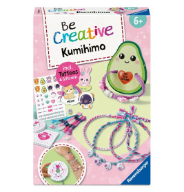 Ravensburger BeCreative Midi Kumihimo Freundschaftsbändchen Set für Kinder ab 8 Jahren 12028011