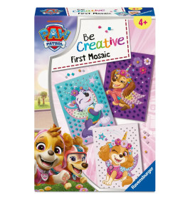 Ravensburger BeCreative Midi Mein erstes Mosaik Paw Patrol – Bastelset für Kinder ab 4 Jahren 12028012