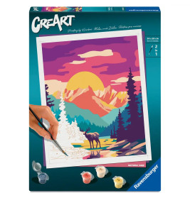 Ravensburger CreArt Malen nach Zahlen Adults Trend National Park – Naturmotiv für Erwachsene 12023148