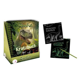 bb Klostermann Kratzbuch Dino | Kreativer Spaß für Kinder | Urzeit-Kunstwerke freikratzen