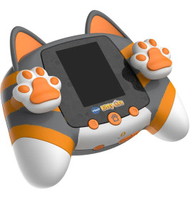 VTech Kitty Life schwarz/orange: Interaktives Katzenleben mit Controller & 2 Spielmodi (5+)