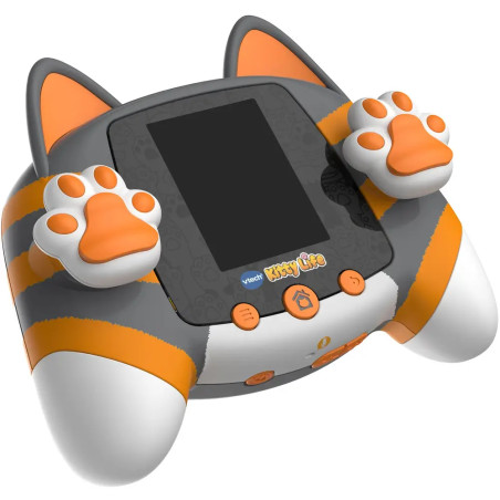 VTech Kitty Life schwarz/orange: Interaktives Katzenleben mit Controller & 2 Spielmodi (5+)
