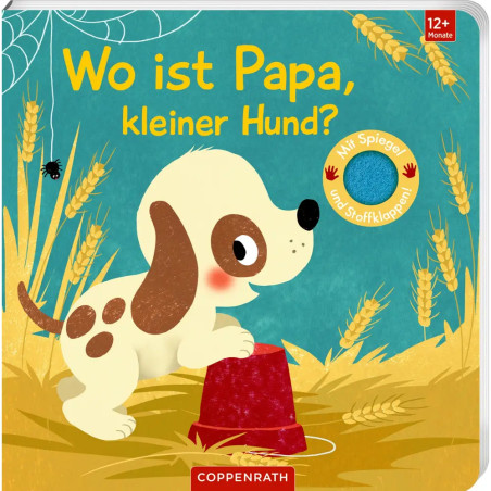 Coppenrath Verlag 'Wo ist Papa, kleiner Hund?' – Fühl- & Begreifbuch ab 1 Jahr
