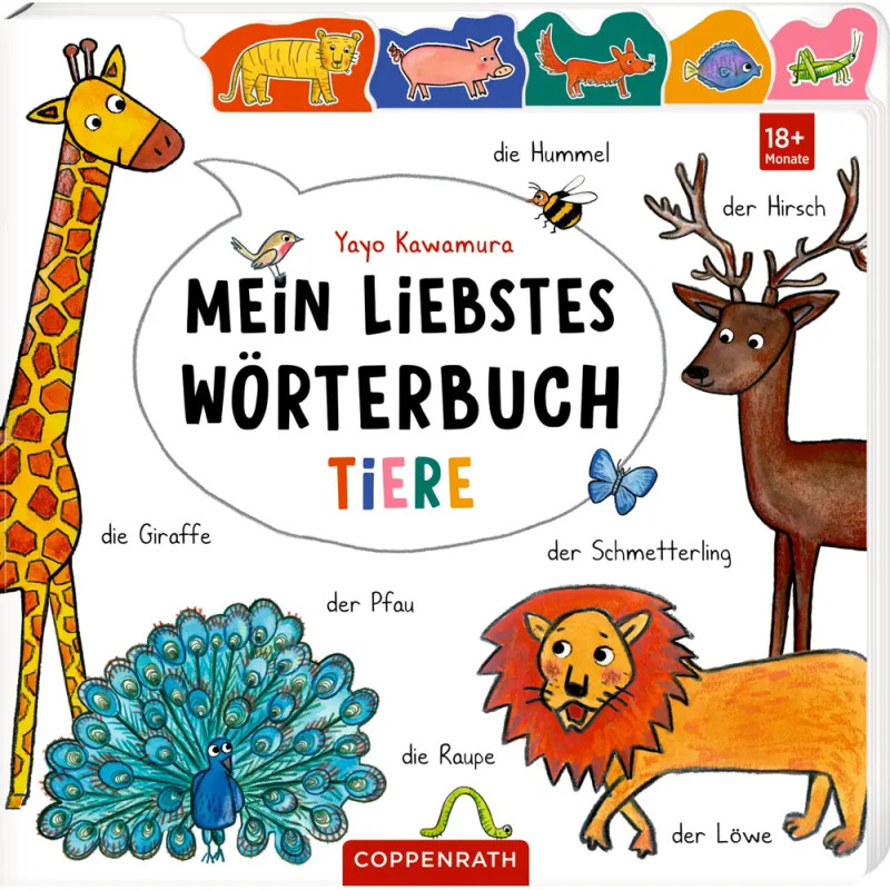 Coppenrath Verlag: Mein liebstes Wörterbuch – Tiere | Pappbilderbuch