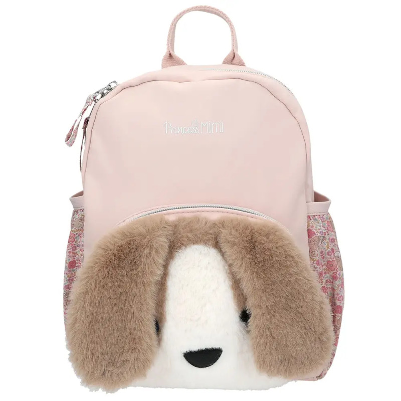 Depesche Princess Mimi Rucksack MILO – Niedlicher Hunde-Rucksack mit flauschigem Gesicht | Ab 4 Jahren