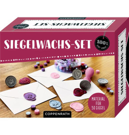 Die Spiegelburg Siegelwachs-Set (95934) - DIY Wachssiegel mit 4 Motiven & Farben - Bis zu 50 Siegel