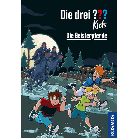 KOSMOS Die drei ??? Kids 98: Die Geisterpferde – Gruseliges Detektivabenteuer | Ab 8 Jahren