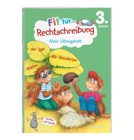 TESSLOFF Fit für Rechtschreibung 3. Klasse – Übungsheft mit Sticker | Ab 8 Jahren!