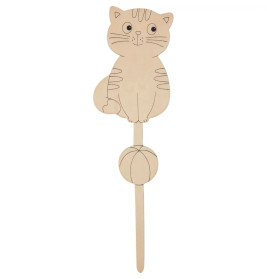 Coppenrath Verlag Holzlieblinge zum Bemalen – 3 Tiere (Katze, Hund, Hase) kreativ gestalten