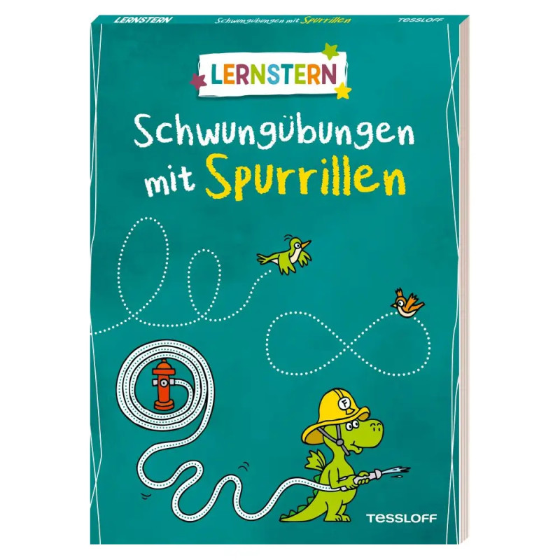 TESSLOFF Schwungübungen mit Spurrillen – LERNSTERN für den Schreibstart ab 5 J.