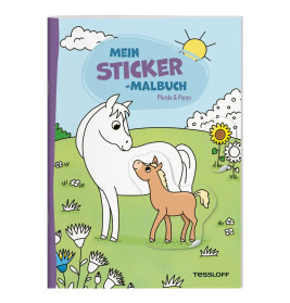 TESSLOFF Mein Sticker-Malbuch Pferde ab 5 Jahren – Malen, Stickern & Pferde erleben
