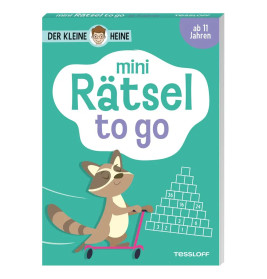 TESSLOFF Rätselblock 'Der kleine Heine' Mini-Format ab 11 J. – Sudoku, Kreuzworträtsel & mehr für unterwegs