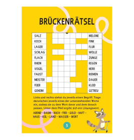 TESSLOFF Rätselblock 'Der kleine Heine' Mini-Format ab 11 J. – Sudoku, Kreuzworträtsel & mehr für unterwegs