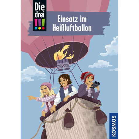 KOSMOS Die drei !!! Band 112: Einsatz im Heißluftballon | Detektivbuch ab 10 Jahren