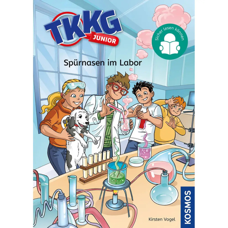 KOSMOS TKKG Junior - Spürnasen im Labor: Band 3 Detektiv-Krimi mit Humor & bunten Bildern (9783440180372)