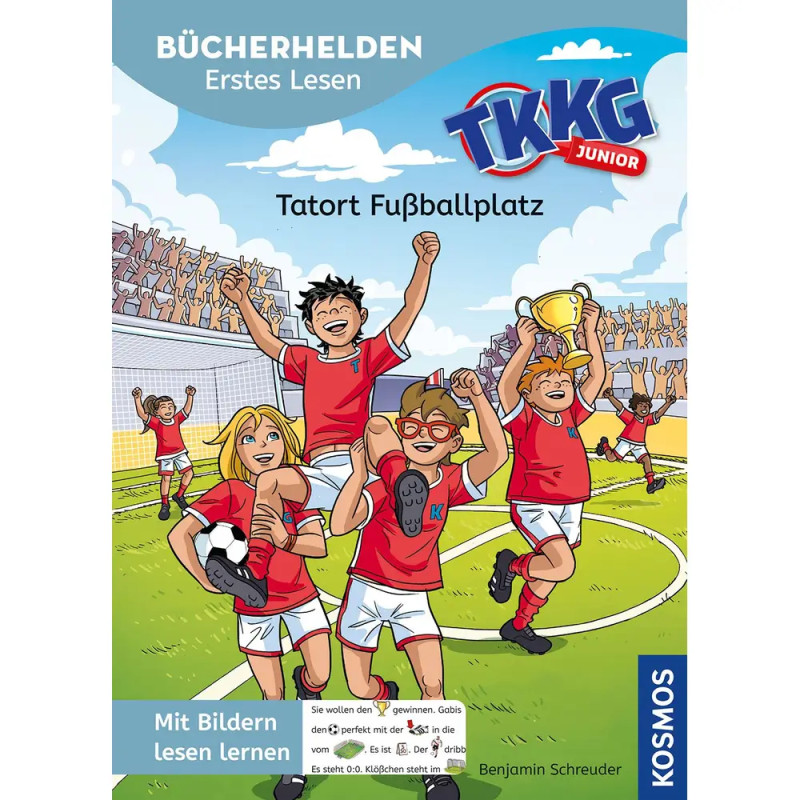 KOSMOS TKKG Junior – Tatort Fußballplatz: Lese- & Ratespaß ab 5 Jahren