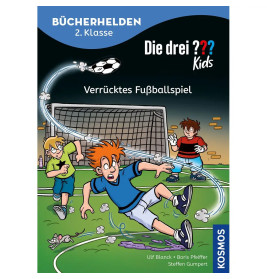 KOSMOS Bücherhelden 2. Klasse: ??? Kids, Verrücktes Fußballspiel – Detektivabenteuer für Leseanfänger