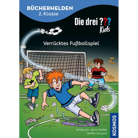 KOSMOS Bücherhelden 2. Klasse: ??? Kids, Verrücktes Fußballspiel – Detektivabenteuer für Leseanfänger