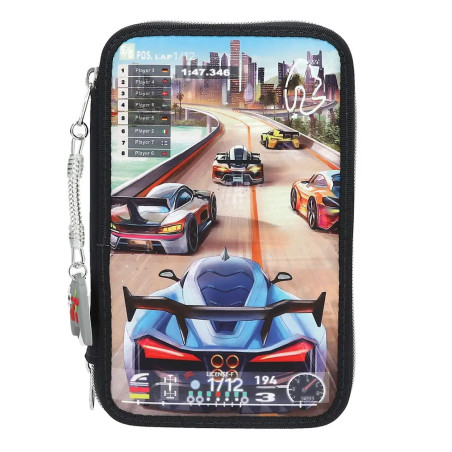 Depesche Action World 3-Fach Federtasche Gaming – Vollgepackt, robust & stylisch