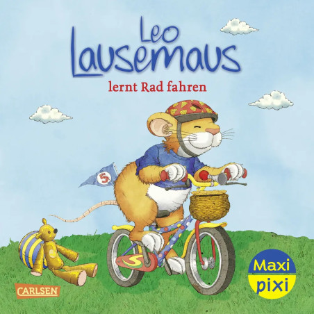Leo Lausemaus lernt Rad fahren