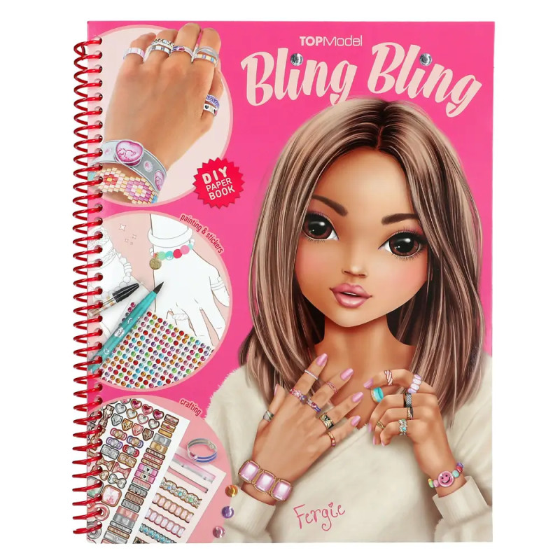 Depesche TOPModel Create your BLING BLING Malbuch | Glitzer & Kreativität!