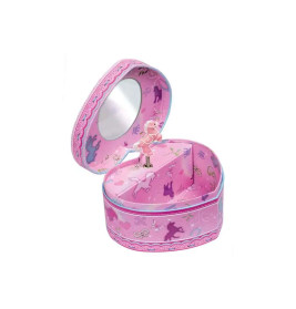 bb Klostermann Spieluhr Herz Einhorn pink – Zauberhafte Musikbox für Kinder mit Melodie