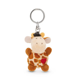 Schlüsselanhänger Giraffe mit Herz 5cm