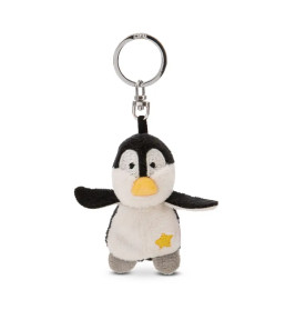 Schlüsselanhänger Pinguin mit Stern 5cm