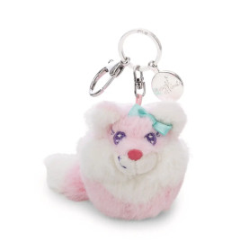 NICI Schlüsselanhänger Fuchs pink – Flauschiger Taschenanhänger für Dich