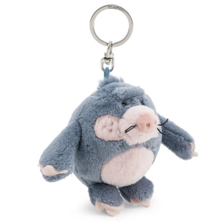 NICI Maulwurf Berti Bermuda Schlüsselanhänger 8cm – Flauschiger Plüsch-Anhänger