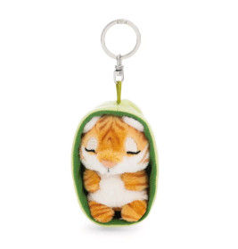 NICI Schlüsselanhänger Sleeping Pets Tiger 8cm – Flauschiger Plüsch-Anhänger für Groß & Klein