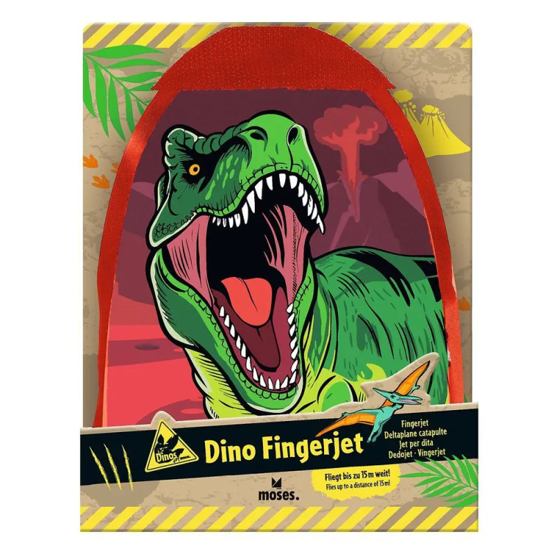 moses. Dino Fingerjet Flugsaurier | Actiongeladenes Spielzeug für Dino-Fans