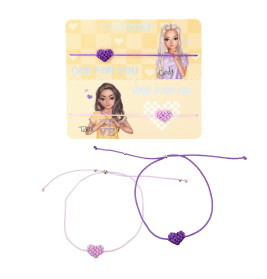 TOPModel BFF Herzarmband Set Textil
