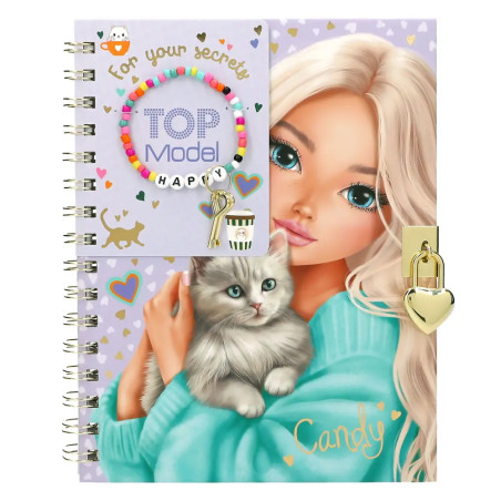 Depesche TOPModel Tagebuch mit Schloss & Armband – Deine Geheimnisse sicher