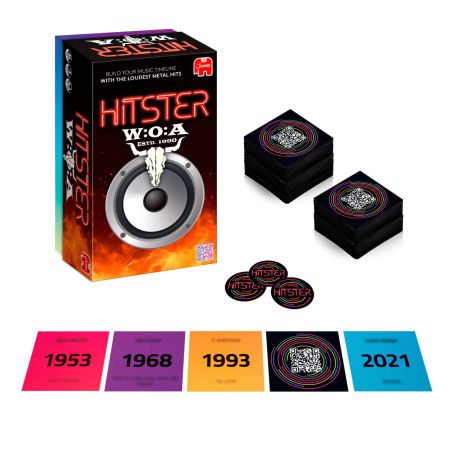 Jumbo: Hitster – Wacken. Das Rock-Karaoke-Spiel für Hardrock-Fans ab 16 Jahren