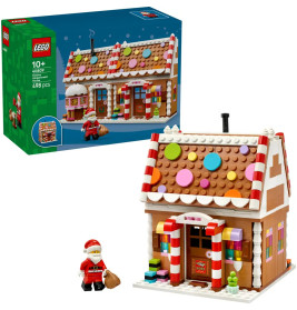 LEGO® Iconic 40809 Weihnachtliches Lebkuchenhaus