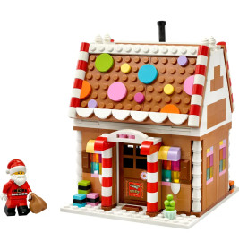 LEGO® Iconic 40809 Weihnachtliches Lebkuchenhaus