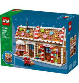 LEGO® Iconic 40809 Weihnachtliches Lebkuchenhaus