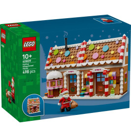 LEGO® Iconic 40809 Weihnachtliches Lebkuchenhaus