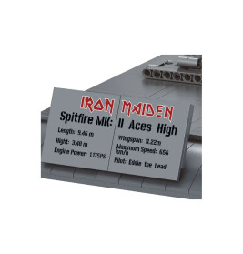 Iron Maiden Spitfire MK.II Aces High - Brick System, Revell Klemmbaustein Set