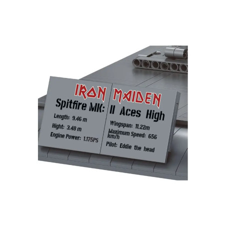 Iron Maiden Spitfire MK.II Aces High - Brick System, Revell Klemmbaustein Set