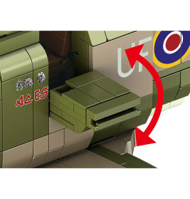 Iron Maiden Spitfire MK.II Aces High - Brick System, Revell Klemmbaustein Set