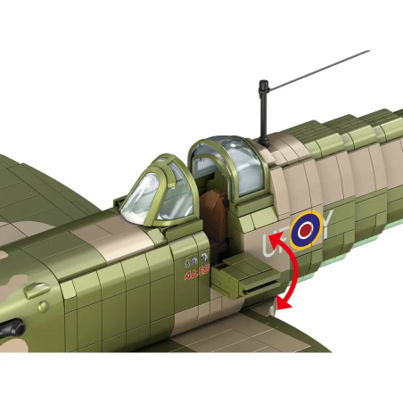 Iron Maiden Spitfire MK.II Aces High - Brick System, Revell Klemmbaustein Set