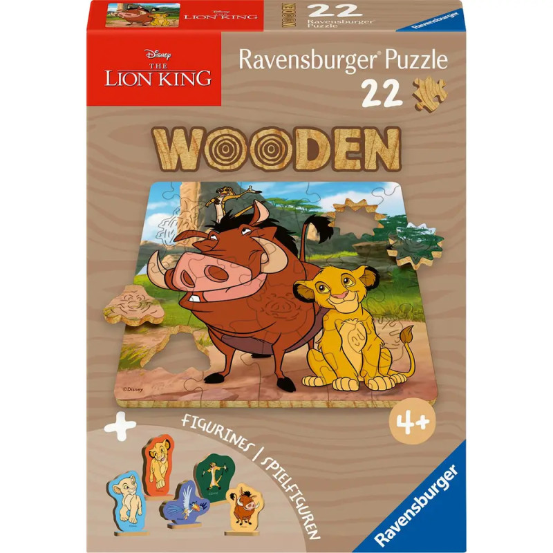 Ravensburger WOODEN Kids Puzzle 12004080 - Paw Patrol - 22 Teile Kontur-Holzpuzzle mit stabilen, ind
